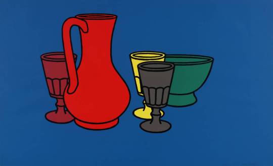 Coloured Still Life 1967 by Patrick Caulfield 1936-2005