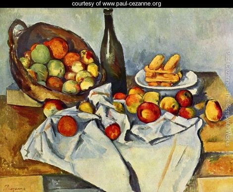 Still-life-with-bottle-and-apple-basket